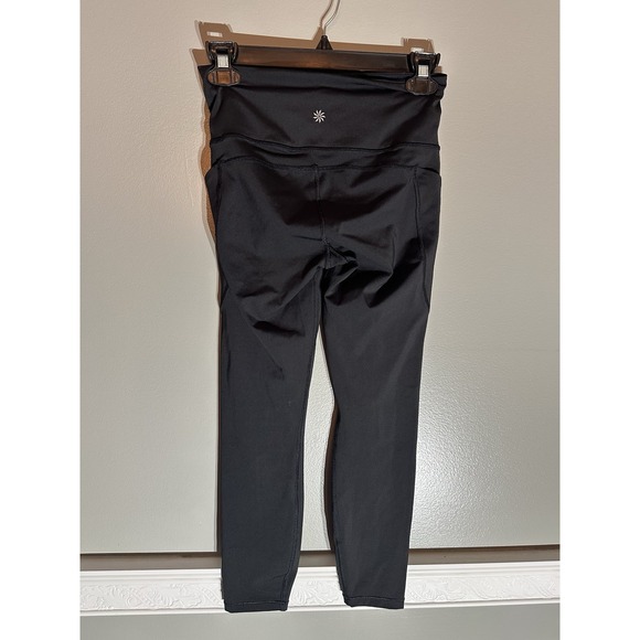 Athleta‎ Size Xs Ultimate Stash Leggings 7/8 Black - Picture 2 of 4